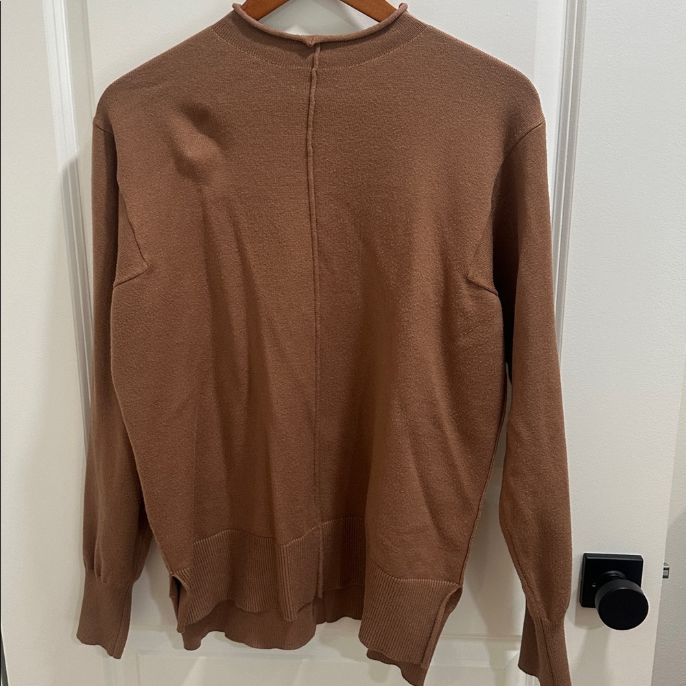 Brown Long Sleeve Sweater